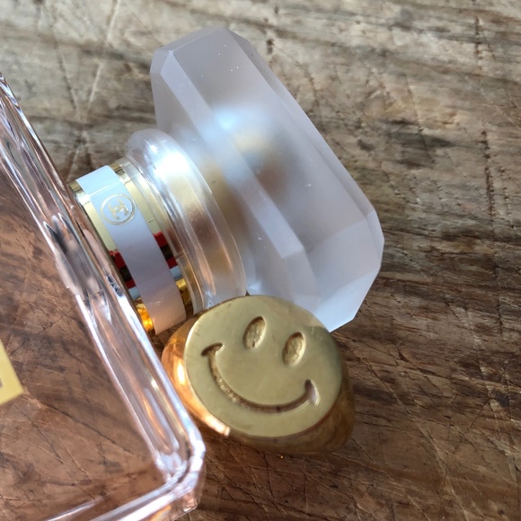 Gold plated SMILE FACE Signac size 7 - Picture 1 of 5